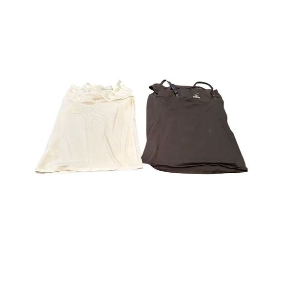 Old Navy nursing cami tank top black white size medium NEW NWOT LOT OF 2 first l - Picture 2 of 4